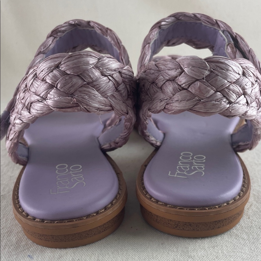Franco Sarto Lavender Braided Sandals Size 9.5 - Picture 7 of 11